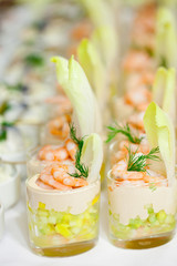 Fischbuffet 2: Krabbencocktails