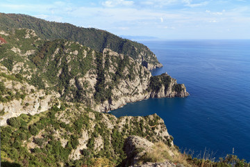Fototapeta na wymiar Natural Park of Portofino - Liguria, Włochy