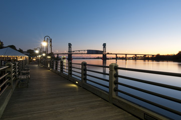 Fototapeta na wymiar Wilmington Waterfront