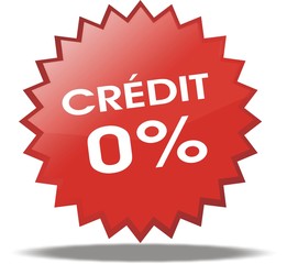 étiquette crédit 0%