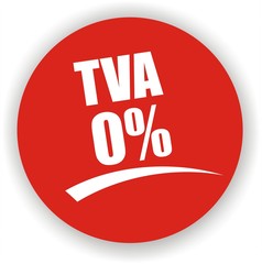 étiquette tva 0%