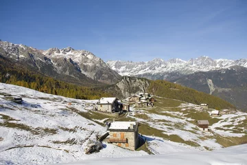 Poster de jardin  autunno all'alpe Piasci, Valmalenco  © Matteo Gianatti