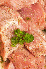 Raw meat