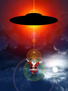 Alien Abducted Santa Claus