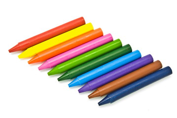 Wax crayons
