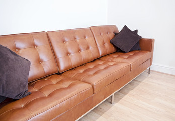 leather sofa