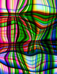 Distorted Abstract Color Background