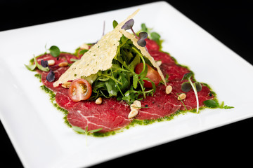 Beef carpaccio
