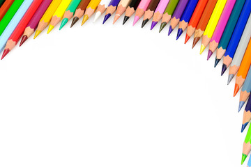 Coloured Pencils Frame