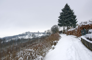 Waldenburg at winter time