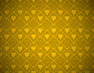 Vector Poker Gold Background