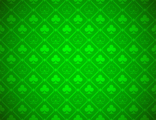 Vector Poker Green Background
