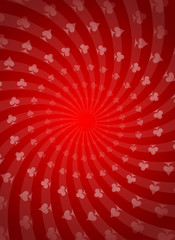 Vector Poker Red Background