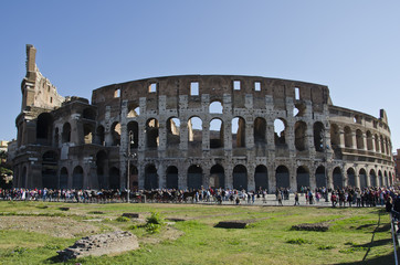 Fototapeta na wymiar Colosseum in Rome