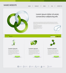 Website Design, Ecological Theme