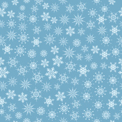 seamless snowflakes