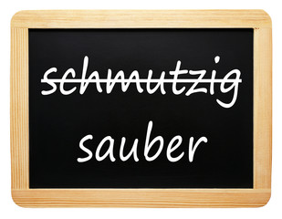 Obraz premium sauber und Sauberkeit