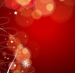 Paysage d'hiver et fond de carte de Noel