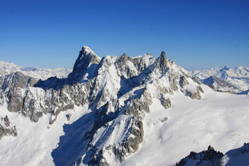 Fototapeta na wymiar Aiguille du Midi, Mont Blanc