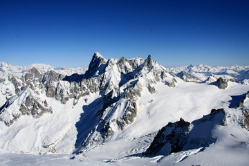 Fototapeta na wymiar Chamonix, Mont Blanc, Aiguille du Midi