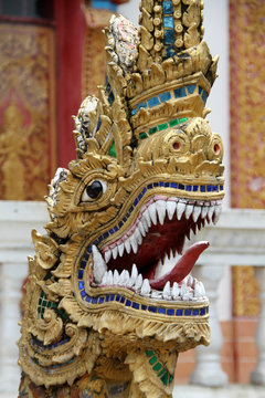 Dragon near temple