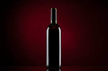 Bottle of red wine