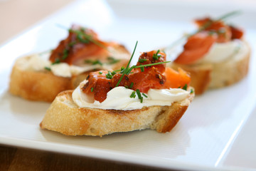 Smoked Salmon on Toast