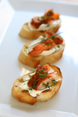 Smoked Salmon on Toast