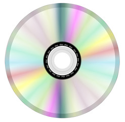 Disk dvd cd isolated