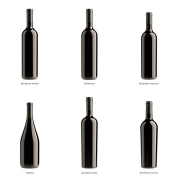 Fototapeta wine rosso bottle collection