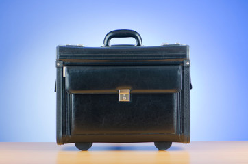 Business cases against gradient background