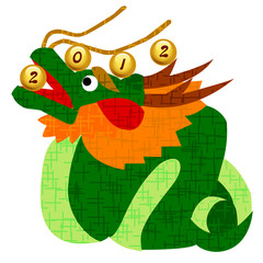 辰の年賀状イラスト