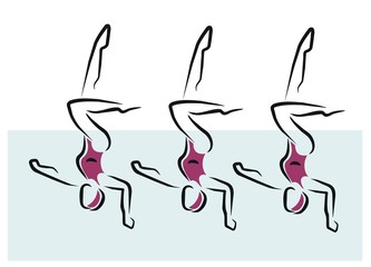 natación sincronizada