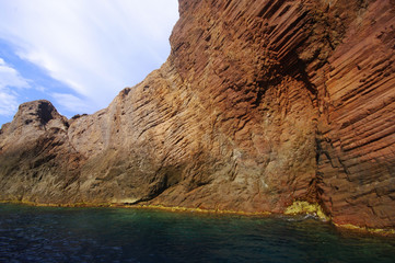 Corse, granit rouge de la réserve de Scandola