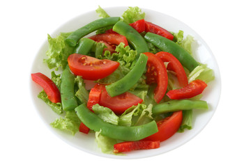 salad with green beans