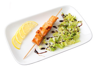 salmon shashlik