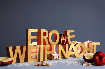 Frohe Weihnachten - Weihnachtsdekoration