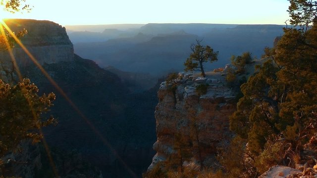 Sonnenuntergang im Grand Canyon (Zeitraffer)