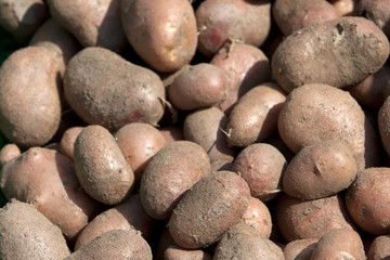 box of red potatoes