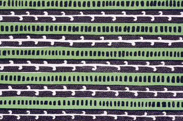 Green book cover pattern