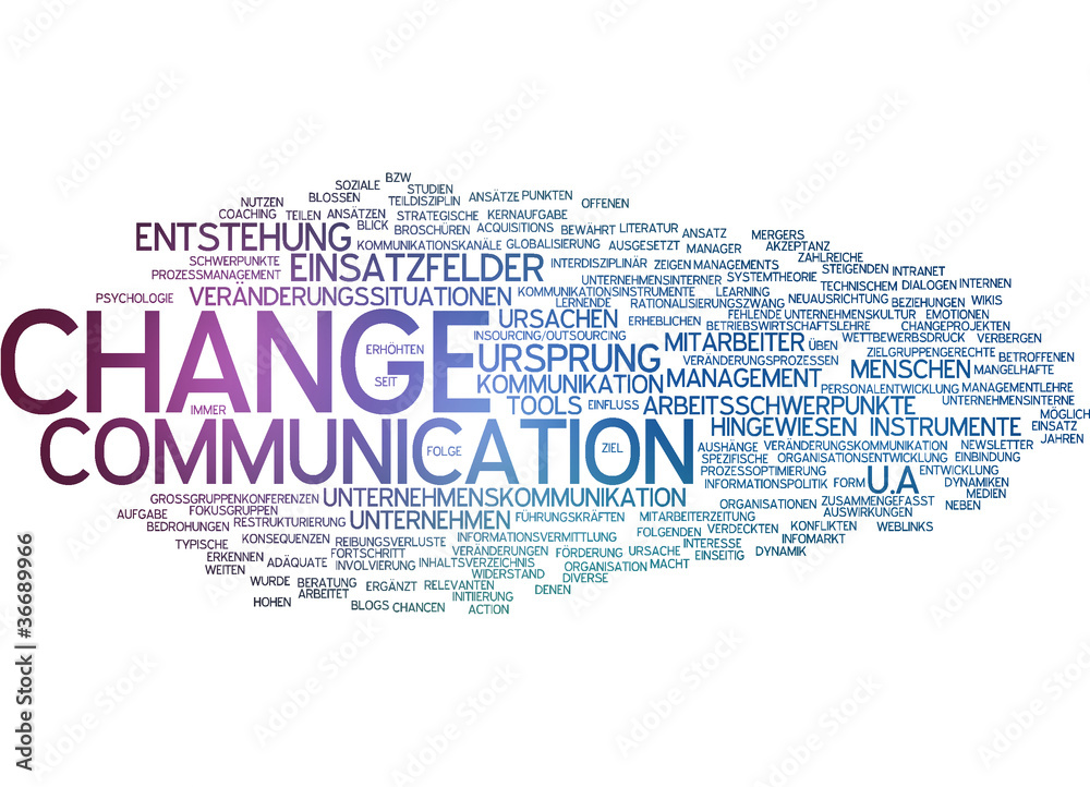 Poster change communication