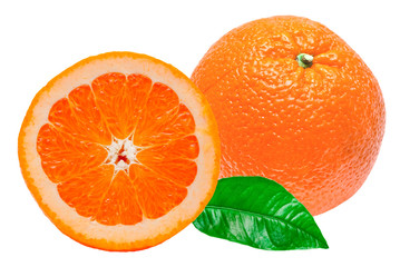 orange isolated on white background