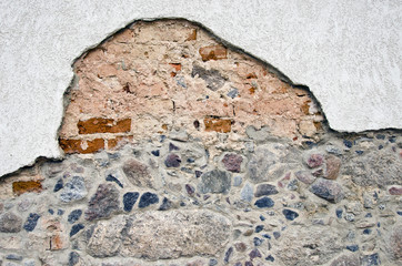 historical cracked wall background
