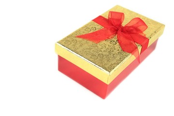 Gift pack on white background