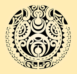 maori the rock tattoo - obrazy, fototapety, plakaty