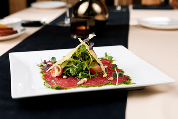 Beef carpaccio