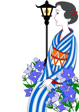 着物の女性01