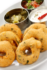 vada, indian snack food