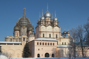 Fototapeta na wymiar Golden Ring of Russia. Kremlin Rostov Veliky