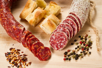 Salami mixed plate